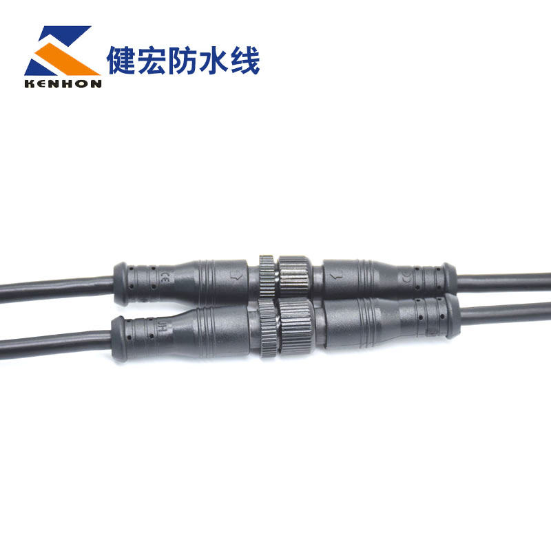 m12 2-12p戶外照明防水連接器